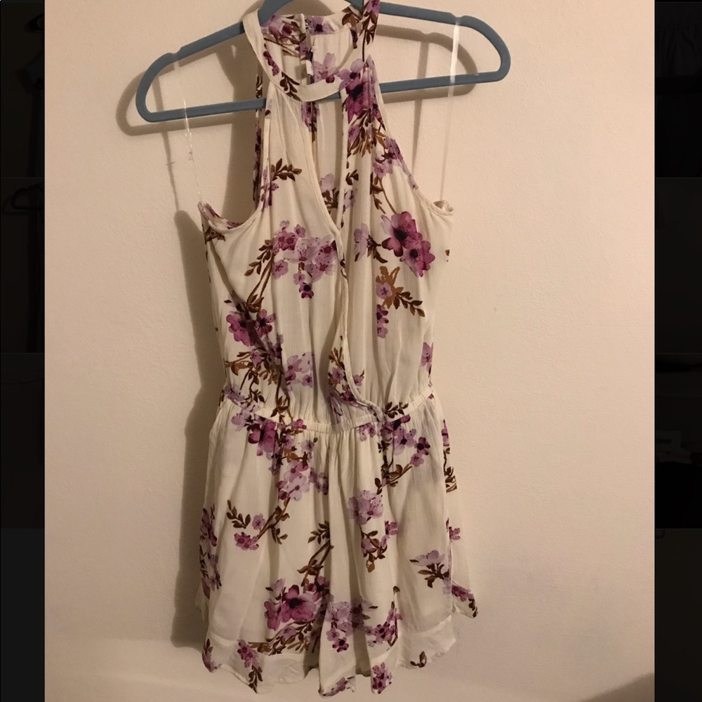 American Eagle Floral Romper